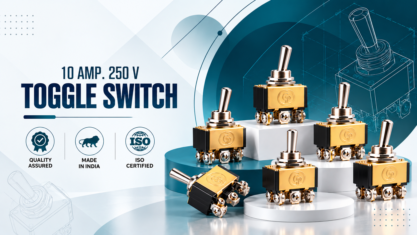 10 Amp Toggle Switch Banner